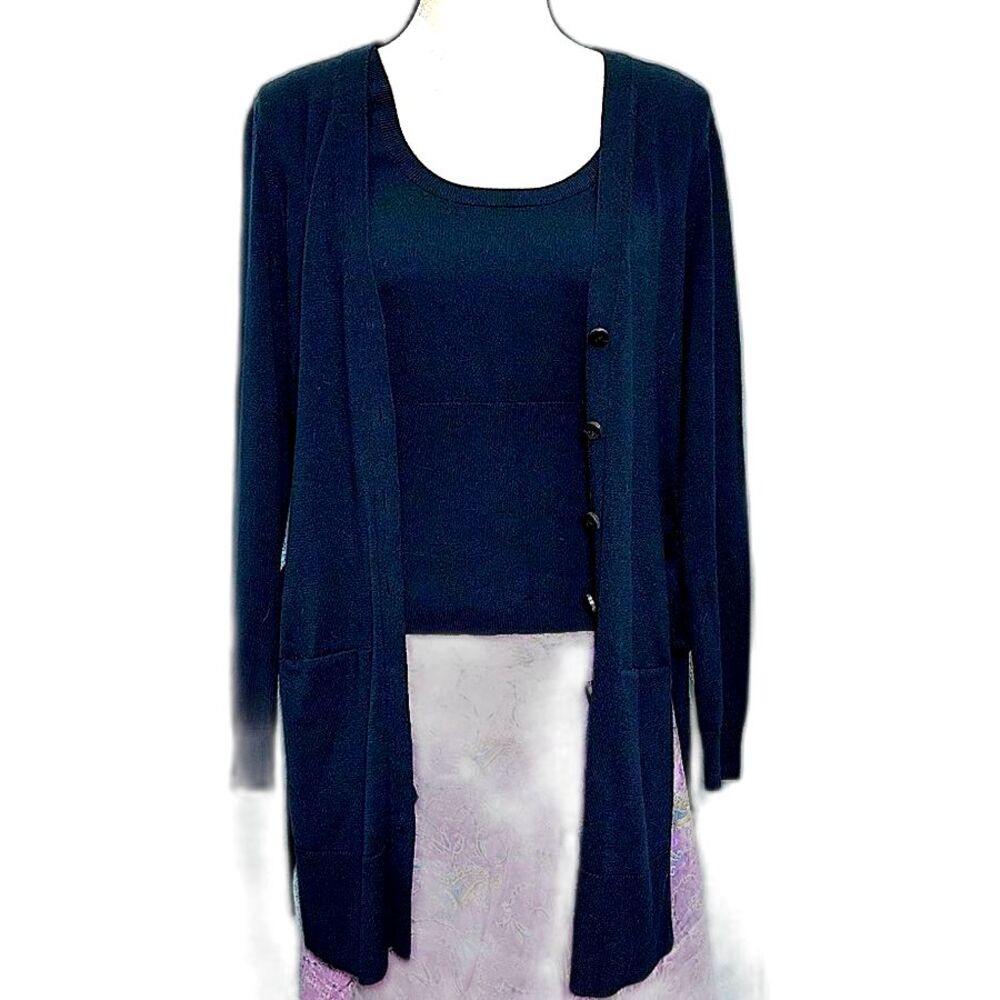 🌟 Worth New York Silk Cotton Blend Sweater Set Sz XS/S
